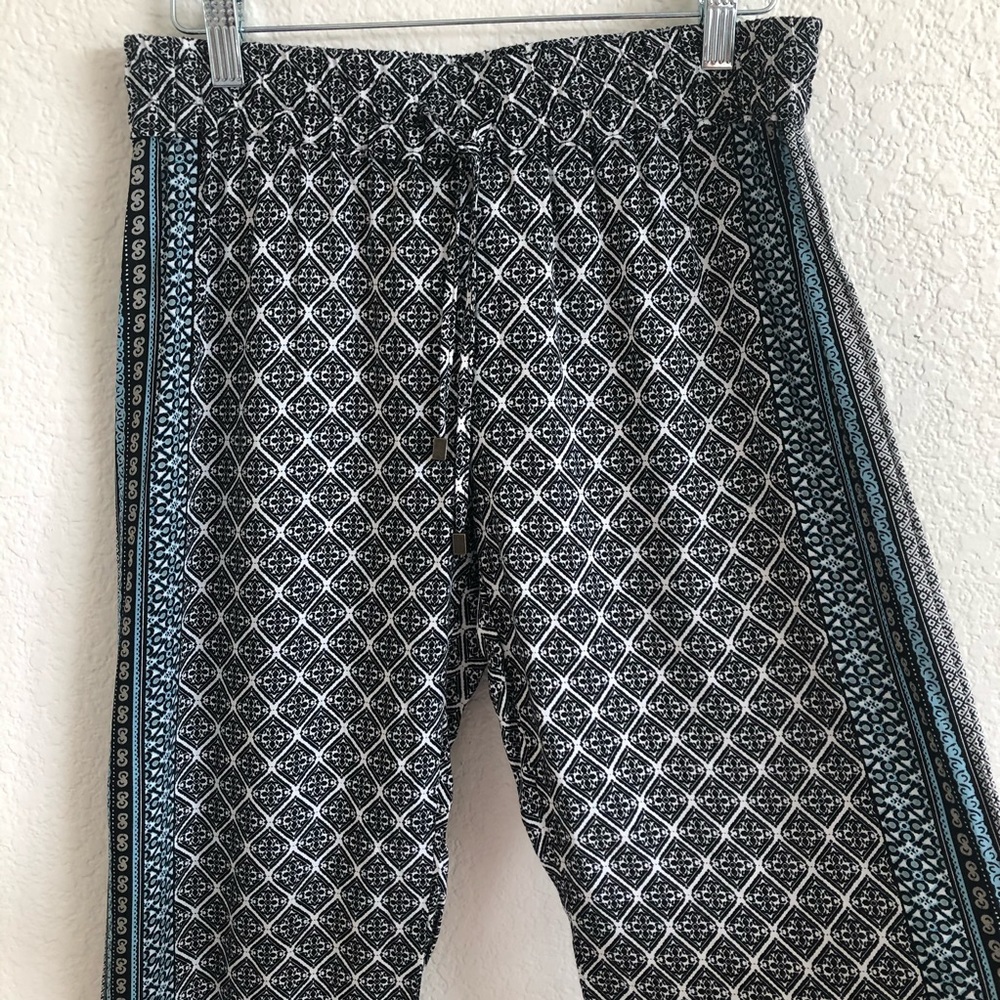 Anne Carson Rayon Drawstring Rayon Pants